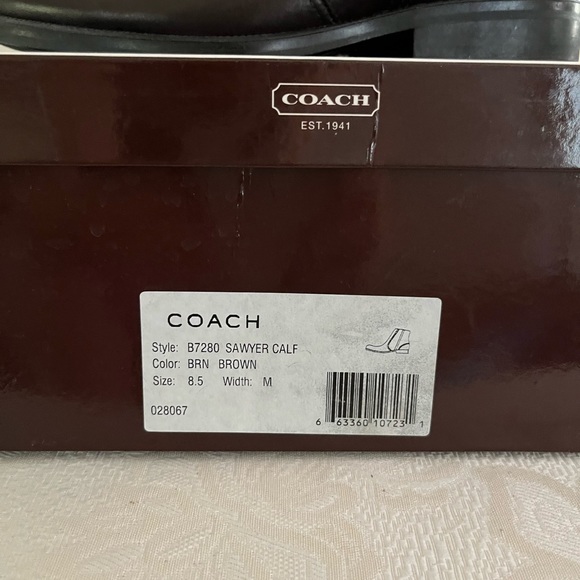 Coach brown leather Sawyer calf boots – very gently loved. Great style! - Picture 6 of 11